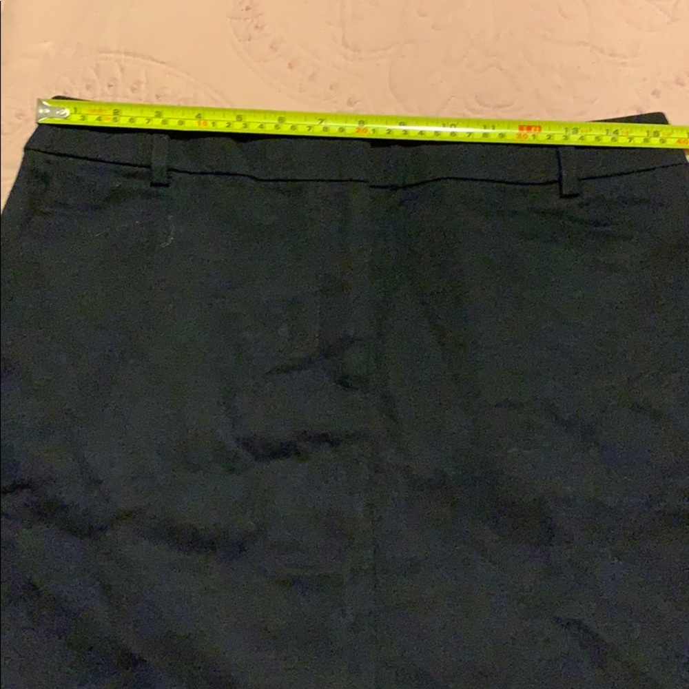 Pendleton 100% Virgin Wool Solid Black Skirt - image 3